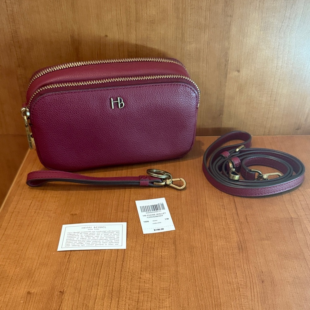 HENRI BENDEL Phone Wallet Crossbody EUC